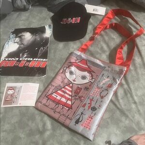 Tom Cruise Movie Premiere BUNDLE Mission Impossible Bag Hat Retro 2006